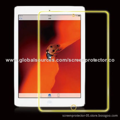 Anti-glare and Crystal Clear Screen Protector for iPad 5, Dust-proof and Waterproof